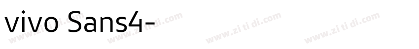 vivo Sans4字体转换 vivo Sans4字体转换